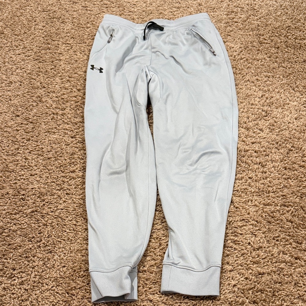Under Armour youth Light Gray Joggers size YL